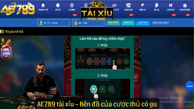 AE789 tài xỉu – Bến đỗ của cược thủ có gu