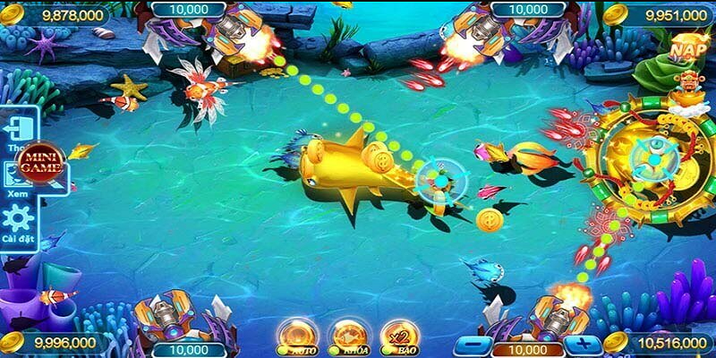 Bắn Cá Ngư Hoa cung cấp đa dạng các boss thưởng