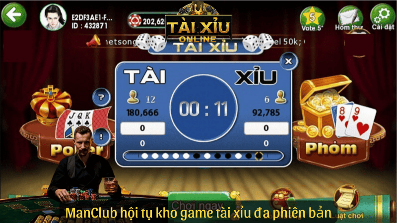 ManClub hội tụ kho game tài xỉu đa phiên bản