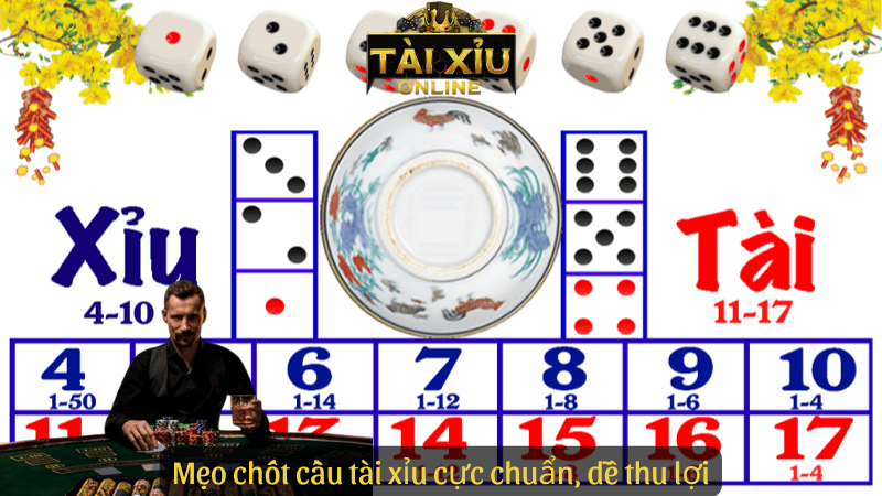 Mẹo chốt cầu tài xỉu cực chuẩn, dễ thu lợi