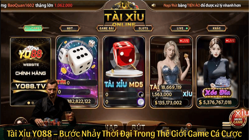 Tài Xỉu YO88 – Bước Nhảy Thời Đại Trong Thế Giới Game Cá Cược